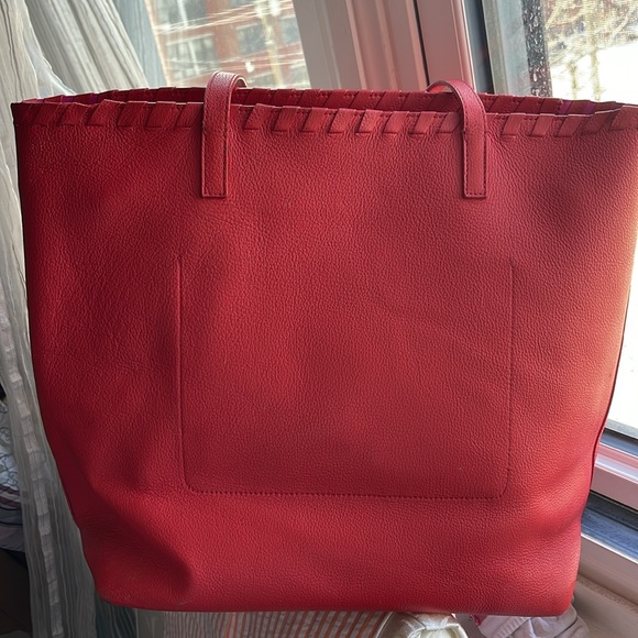 KATE SPADE Red Tote with tassels and bow - Picture 6 of 17